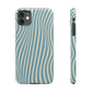 Aqua Swirl Snap Case