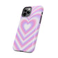 Blurred Heart Tough iPhone Case