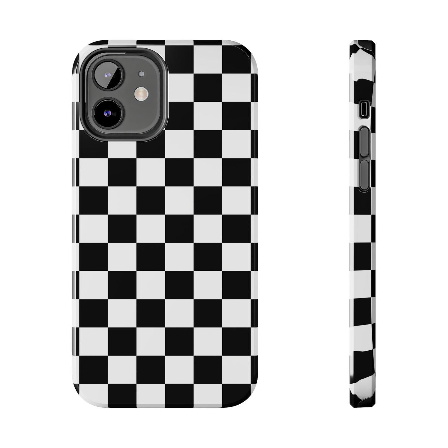 Black and white checks Tough Case