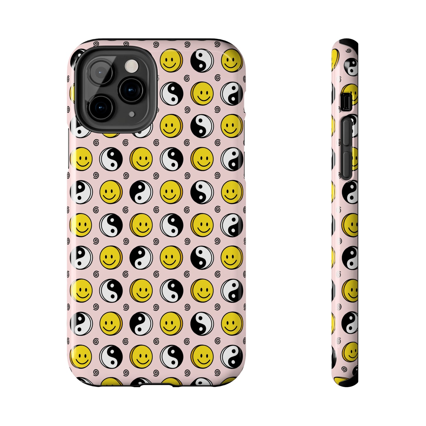 Yin and yang X Smiley Tough iPhone Case