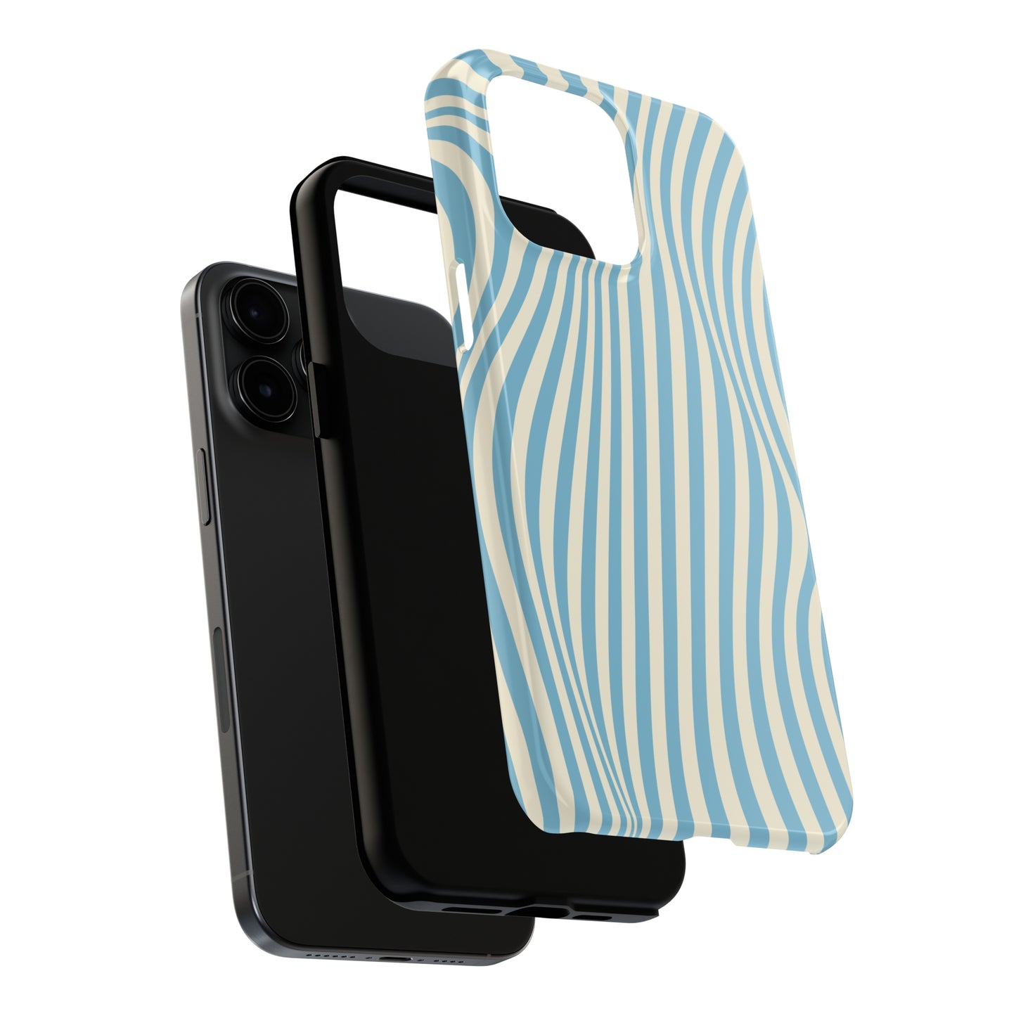 Aqua Swirl Tough iPhone Case