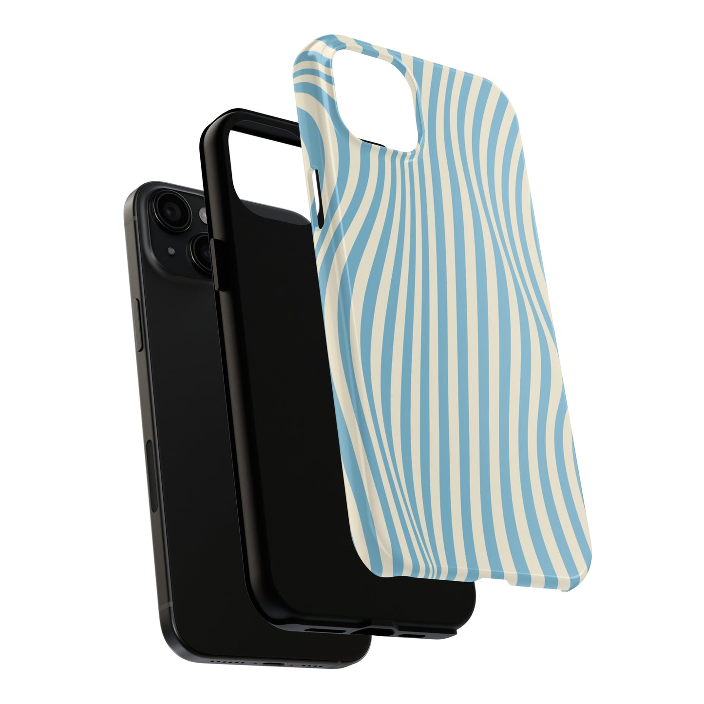 Aqua Swirl Tough iPhone Case