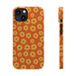 Maio laranja Pattern Snap Case