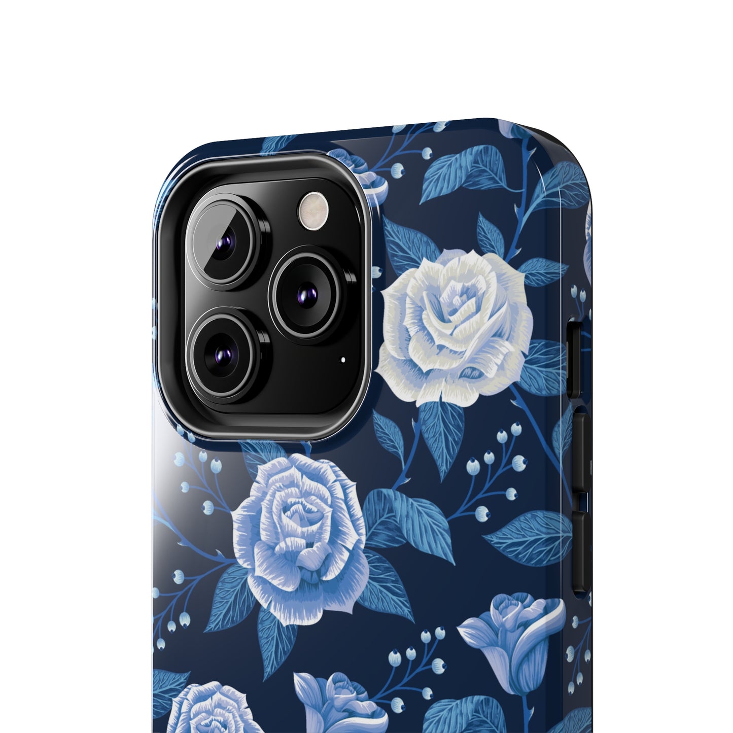 Midnight Rose Tough iPhone Case