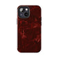 Red stone pattern Tough Case