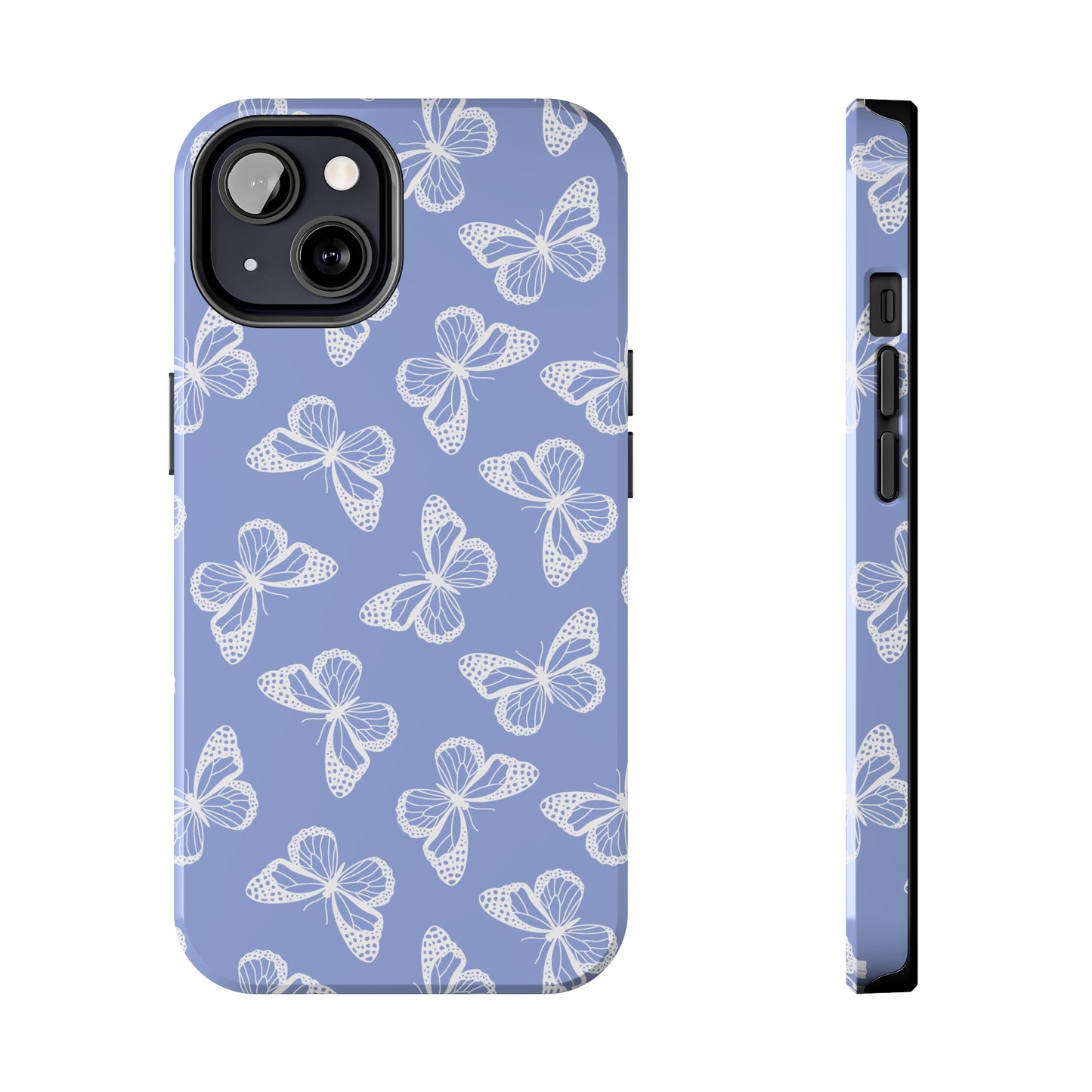 Lavender Butterflies Tough iPhone Case