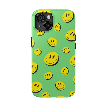 Acid Smiles Tough iPhone Case