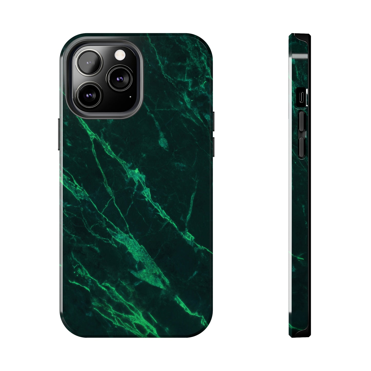 Dark green marble pattern Tough Case