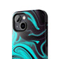 Aqua liquid marble pattern Tough Case