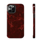 Red stone pattern Tough Case