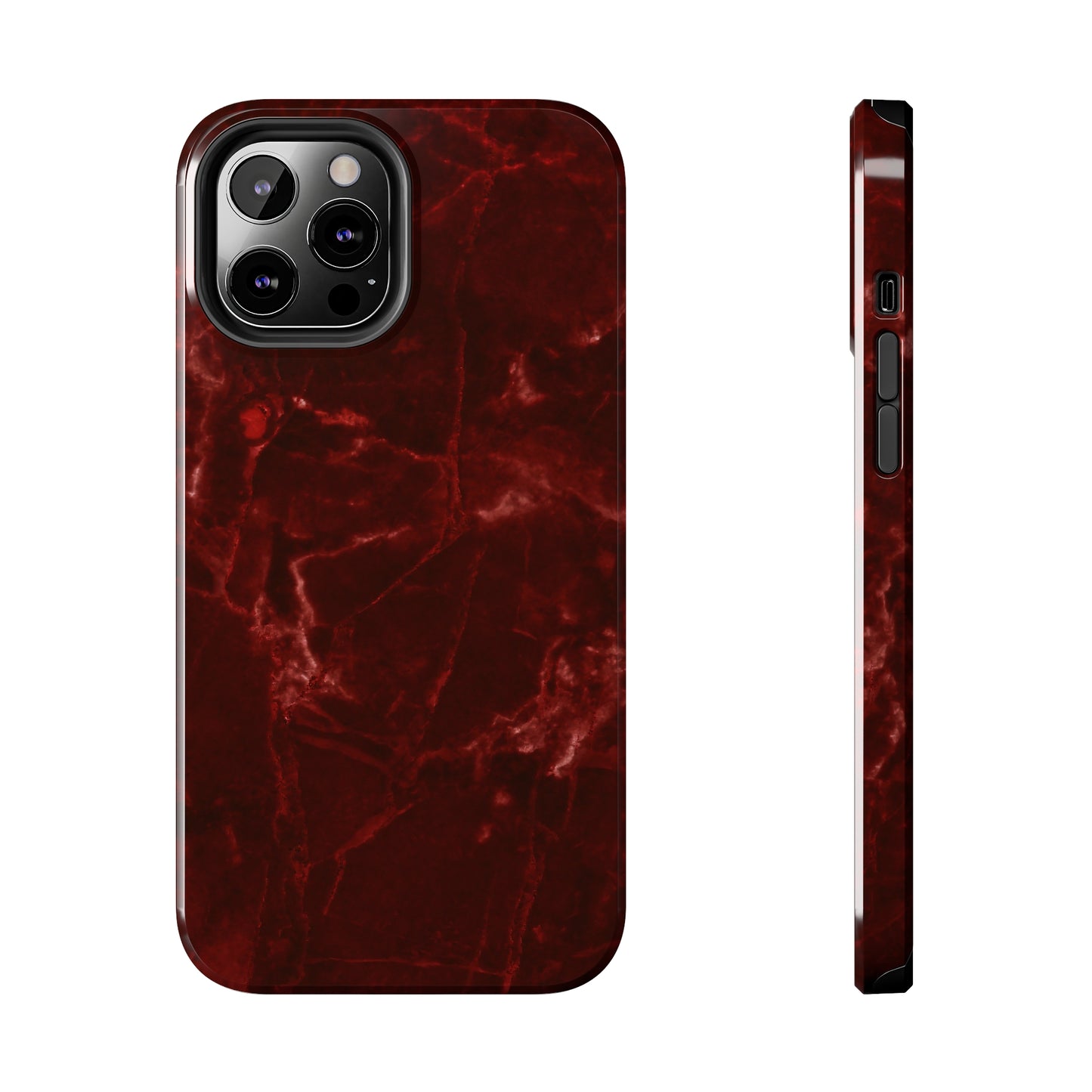 Red stone pattern Tough Case