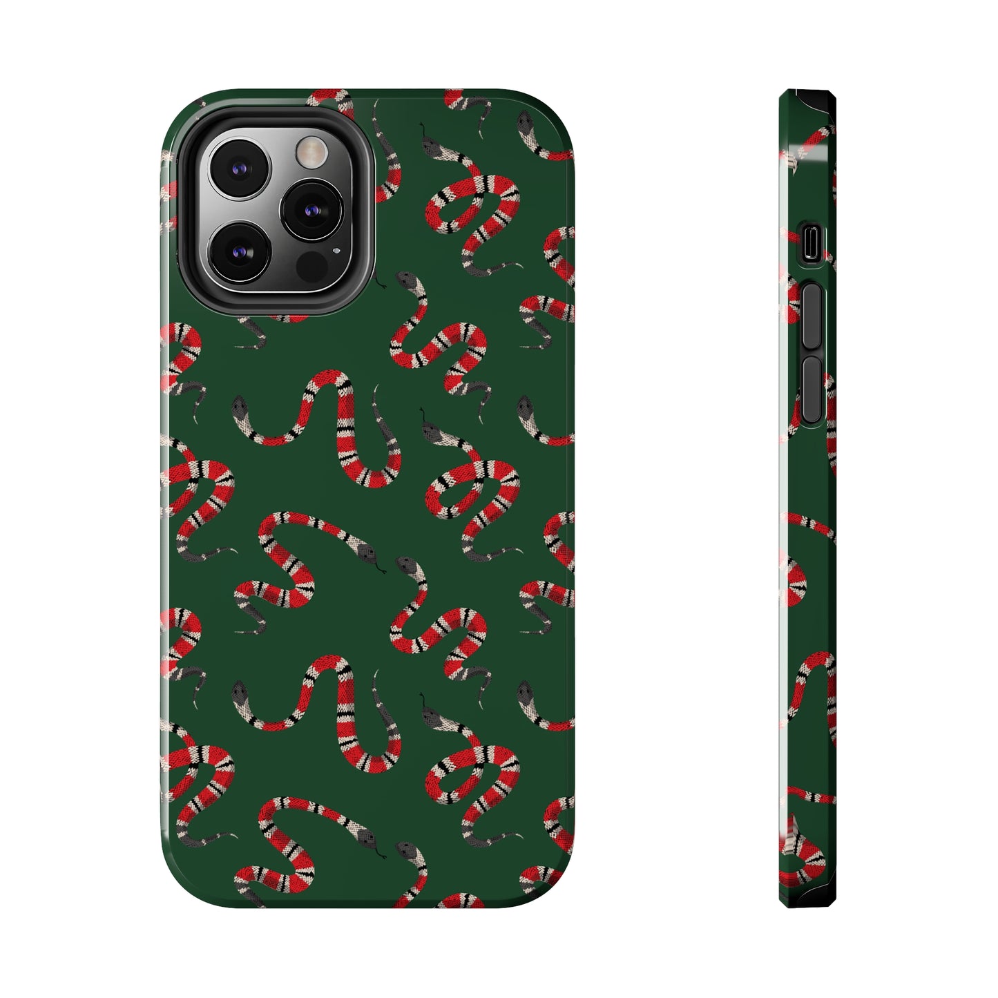 Snake Pattern Tough iPhone Case