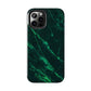 Dark green marble pattern Tough Case