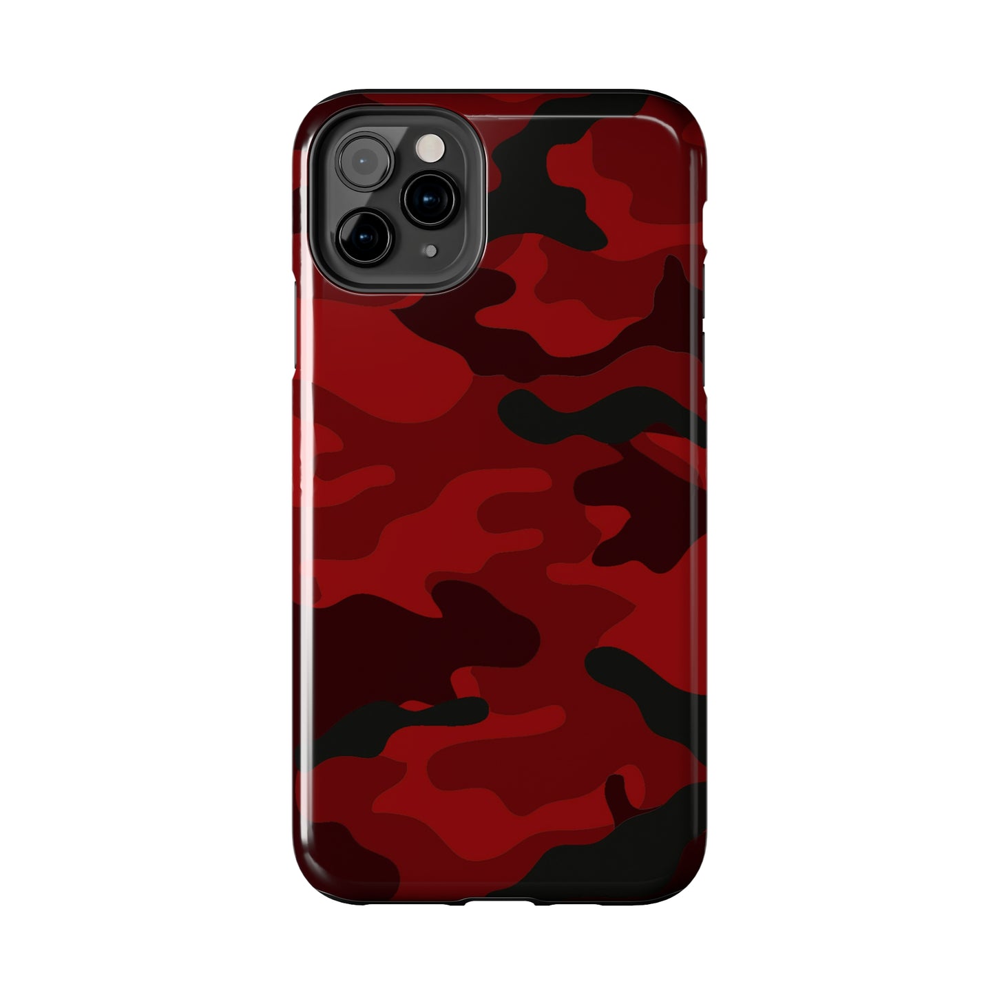 Red Camouflage Tough Case