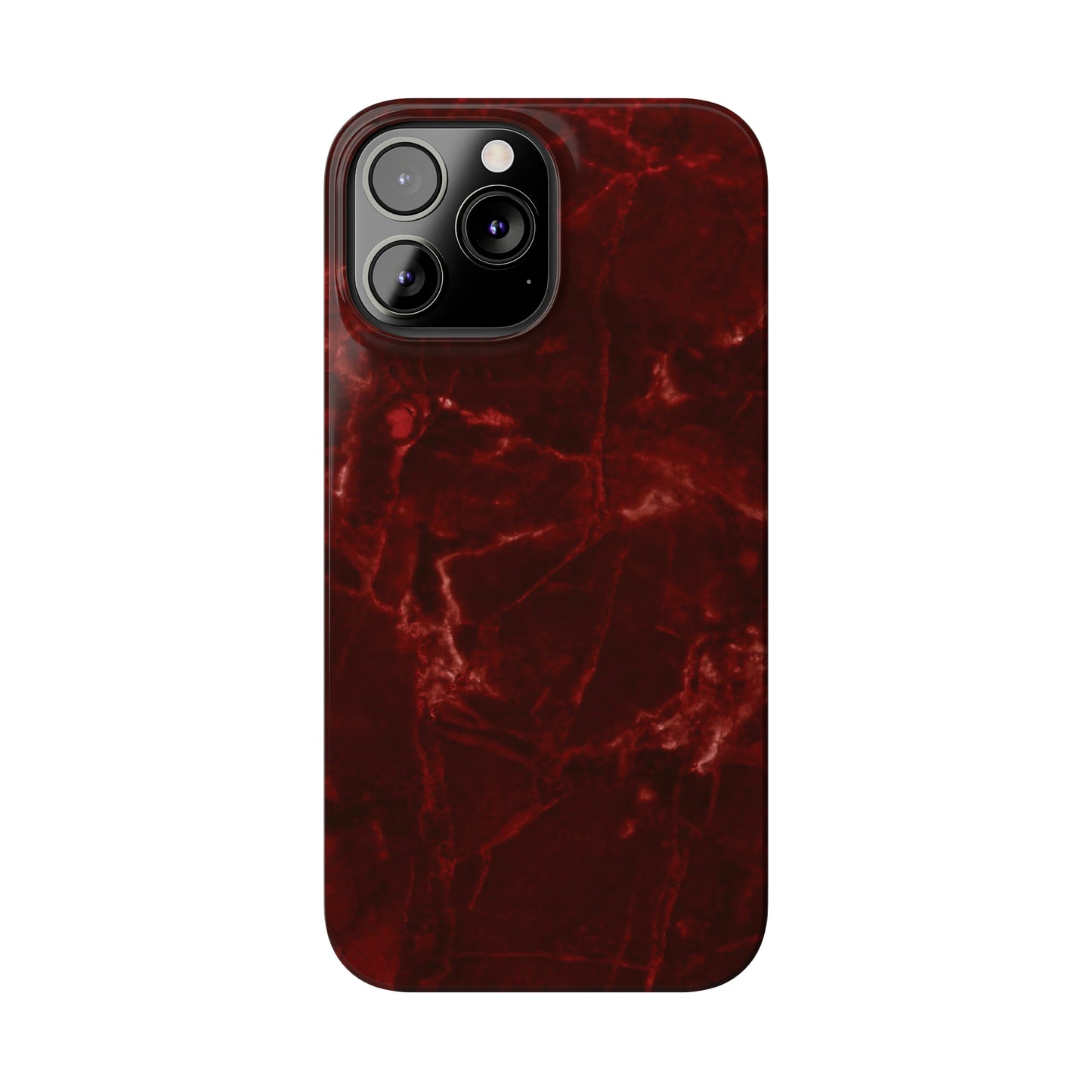 Red stone pattern Snap Case