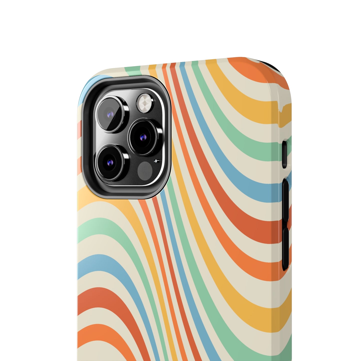 Retro Swirl Tough iPhone Case