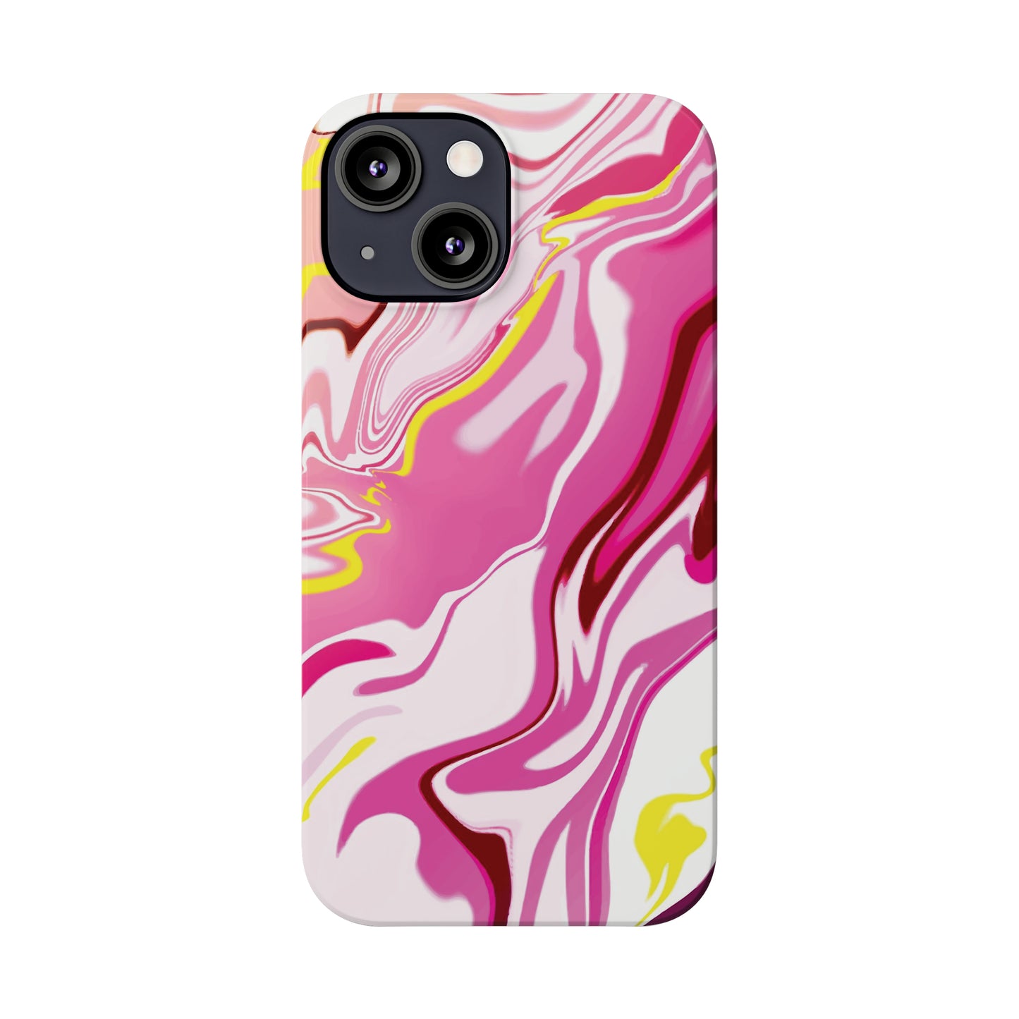 Acid marble pattern Snap Case