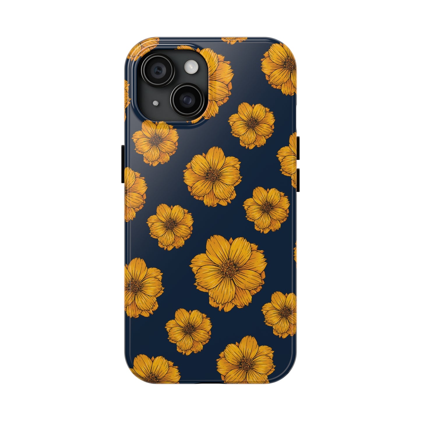 Sunflower Glimmer Tough iPhone Case