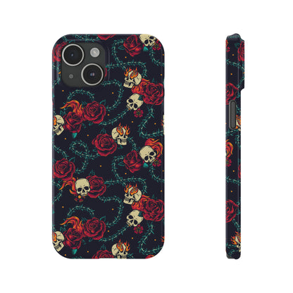 Skulls & Roses Snap Case