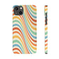 Retro Swirl Snap Case