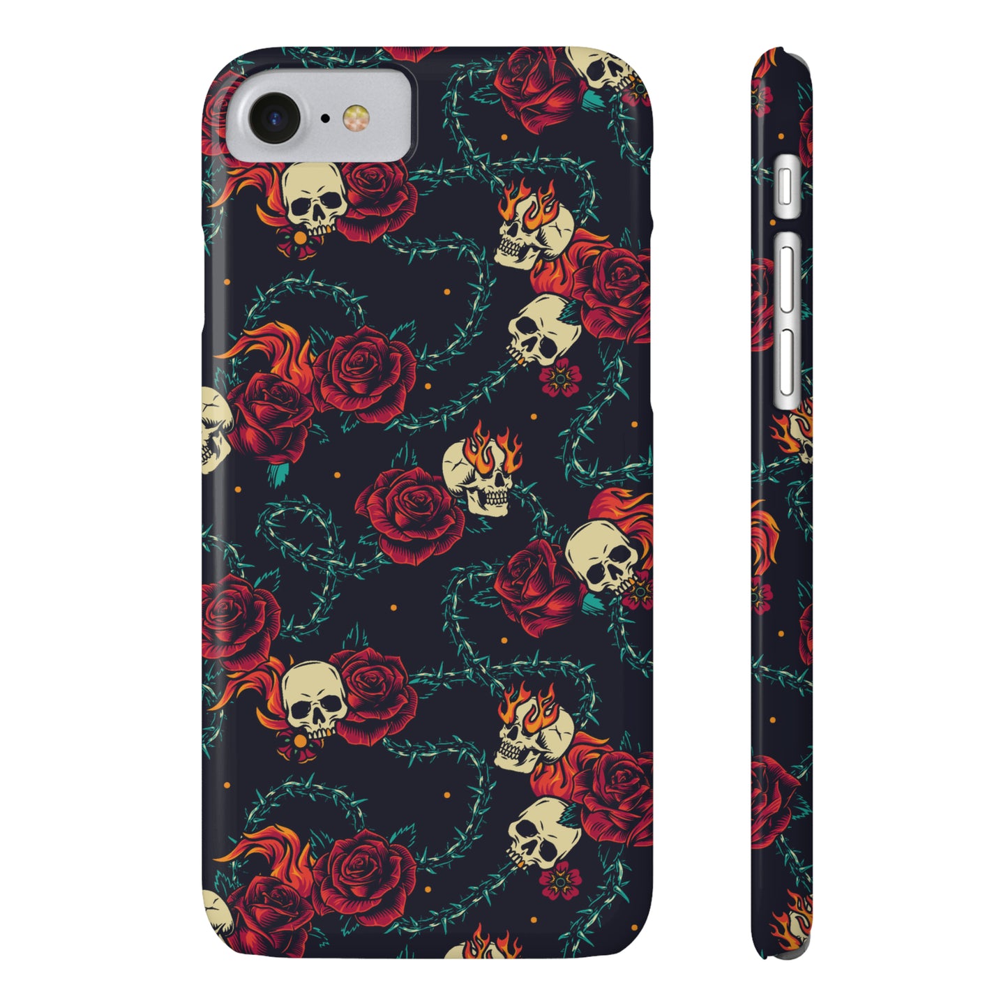 Skulls & Roses Snap Case