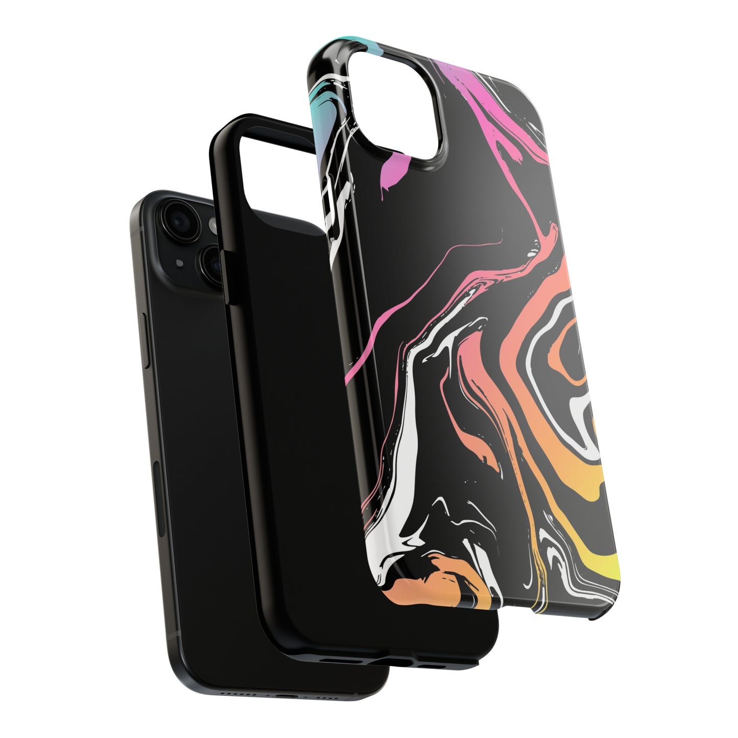 Acid marble pattern Tough Case