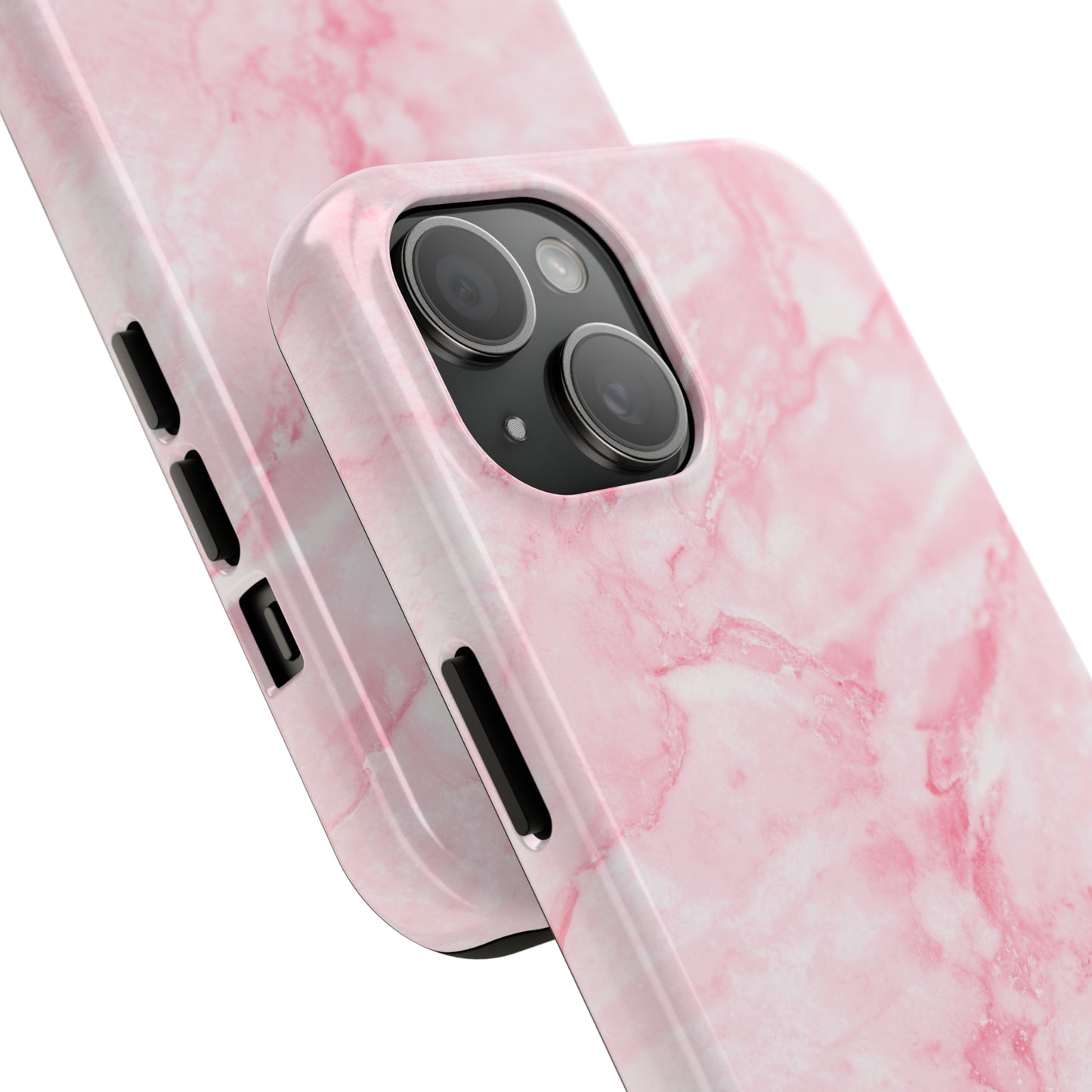 Pink Marble Tough iPhone Case