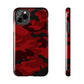 Red Camouflage Tough Case