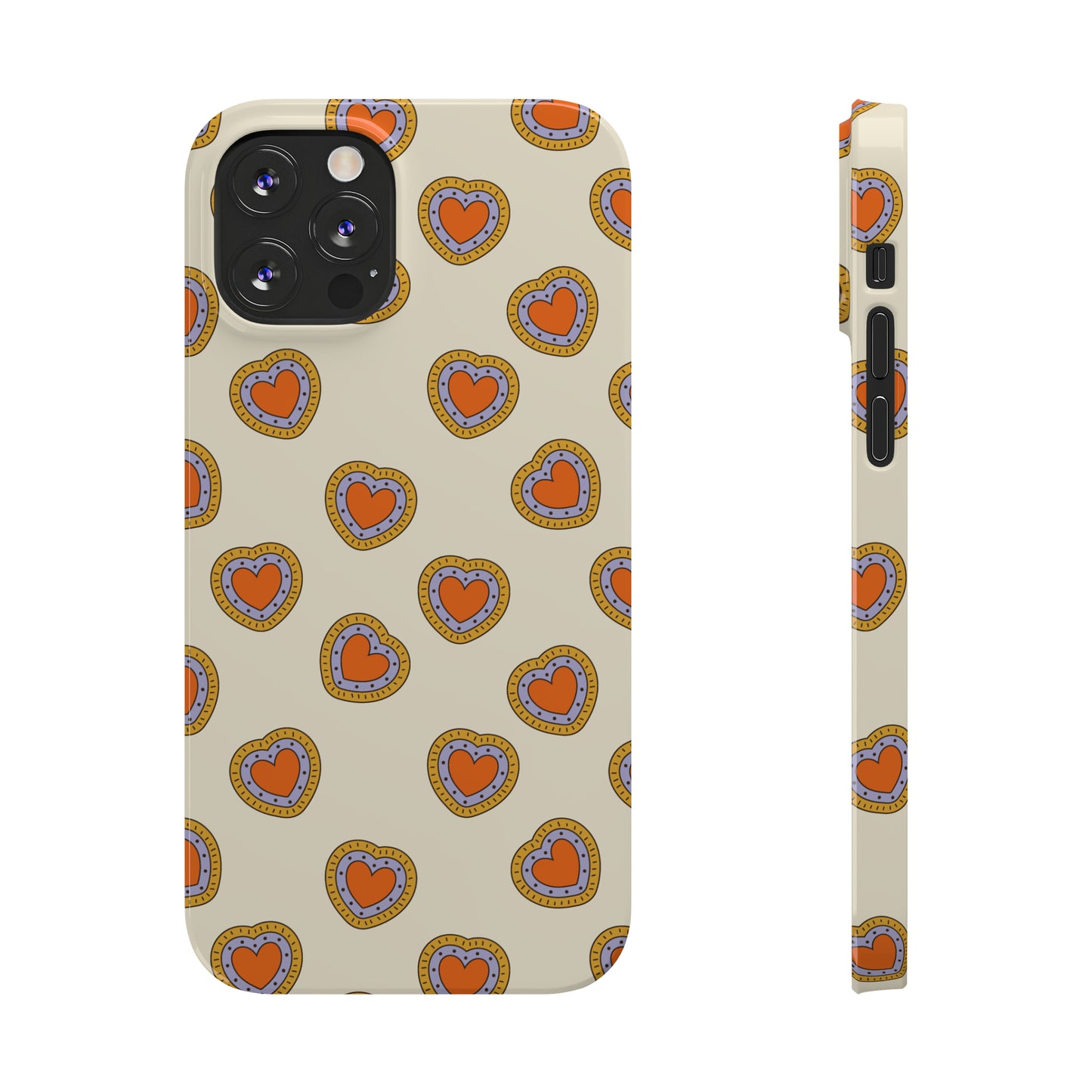 Groovy Heart Snap Case