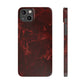 Red stone pattern Snap Case