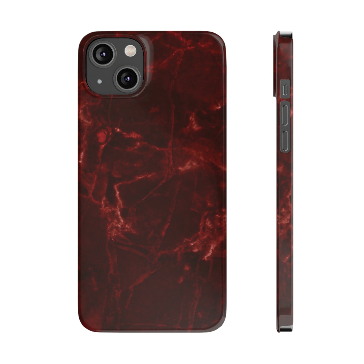 Red stone pattern Snap Case