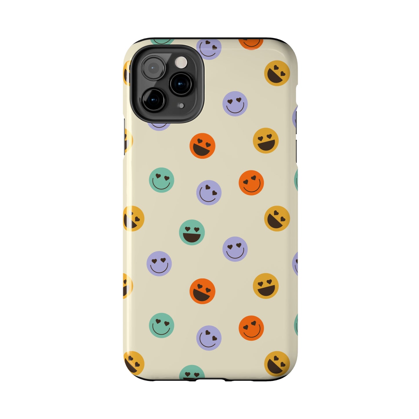 Smileys from 70s Tough iPhone Case