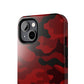 Red Camouflage Tough Case