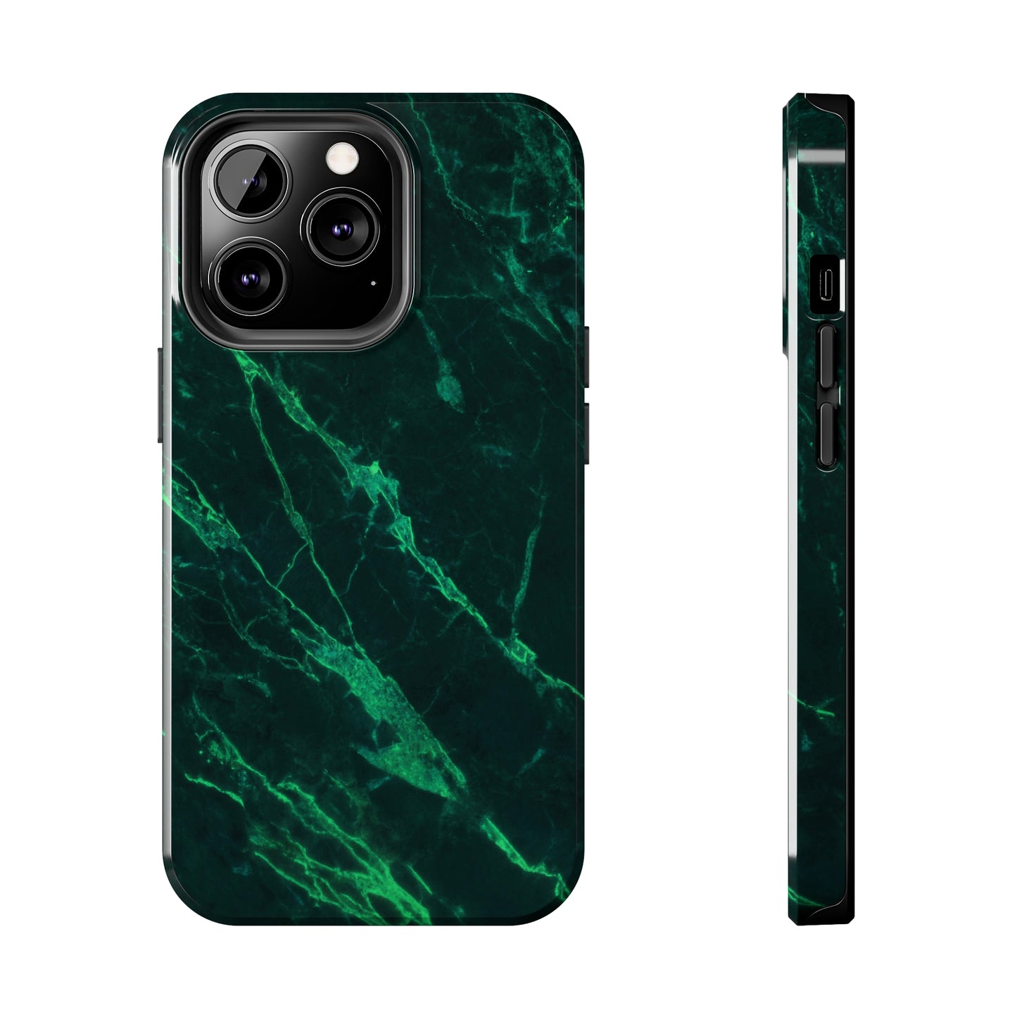 Dark green marble pattern Tough Case