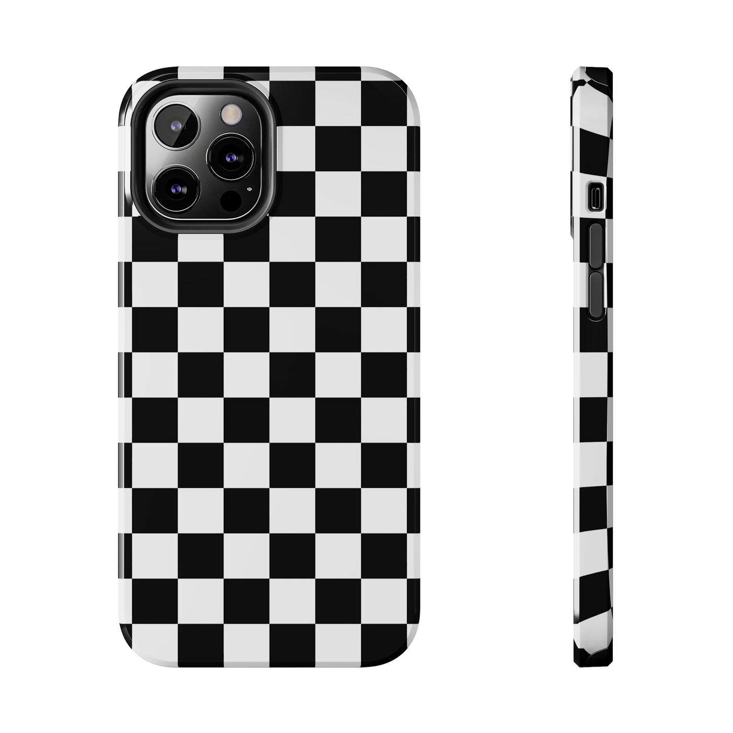 Black and white checks Tough Case