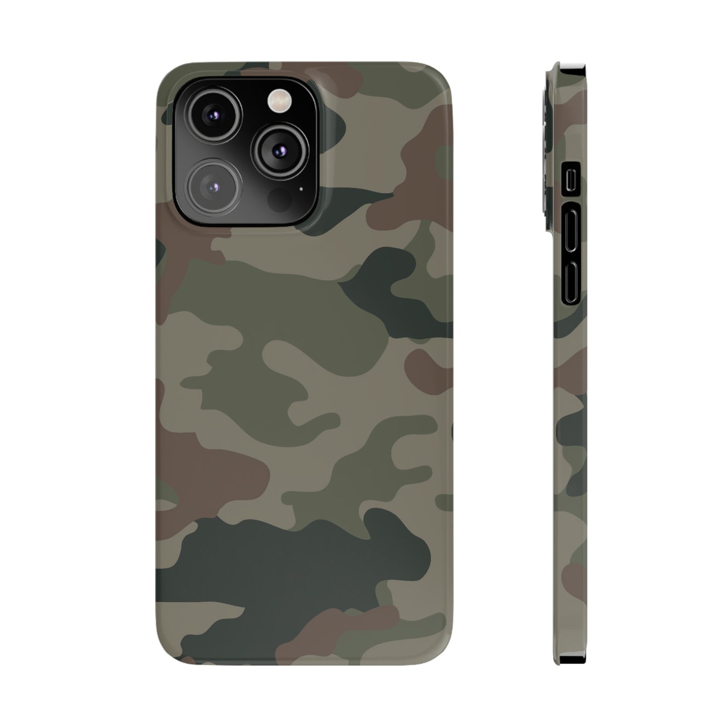 Dark Camouflage Snap Case