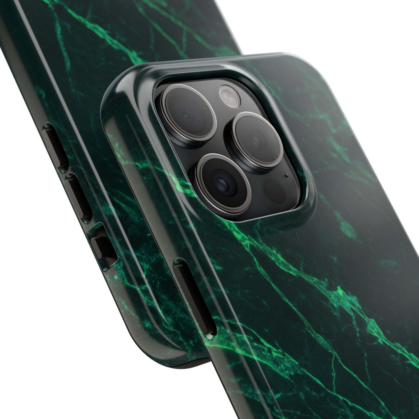 Dark green marble pattern Tough Case