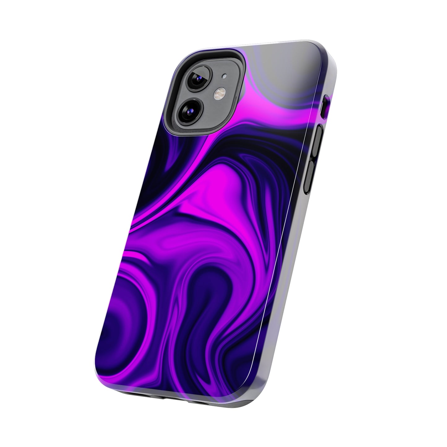 Purple liquid marble pattern Tough Case