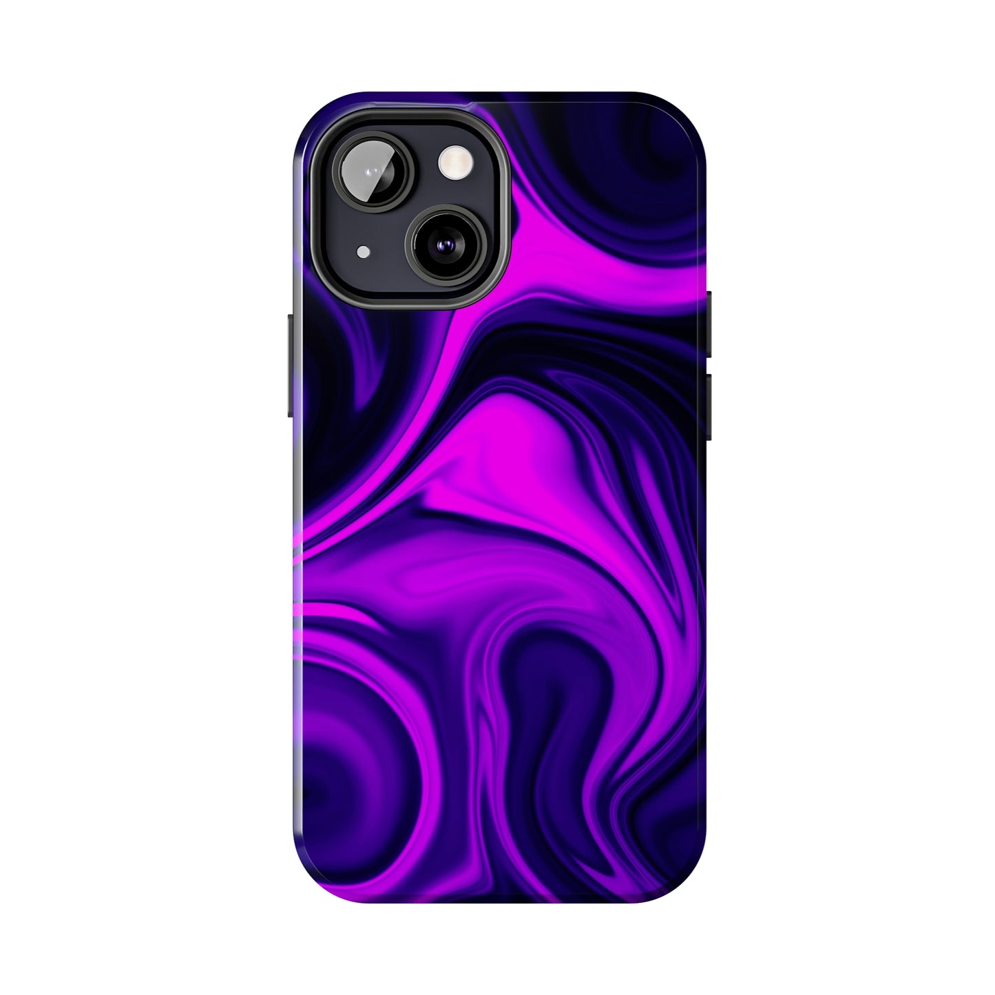 Purple liquid marble pattern Tough Case