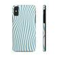 Aqua Swirl Tough iPhone Case