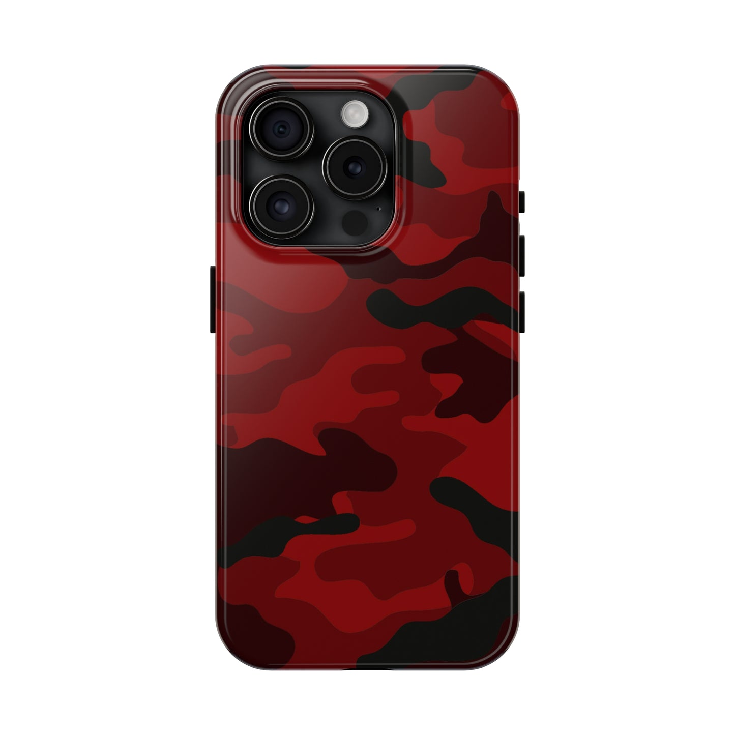 Red Camouflage Tough Case