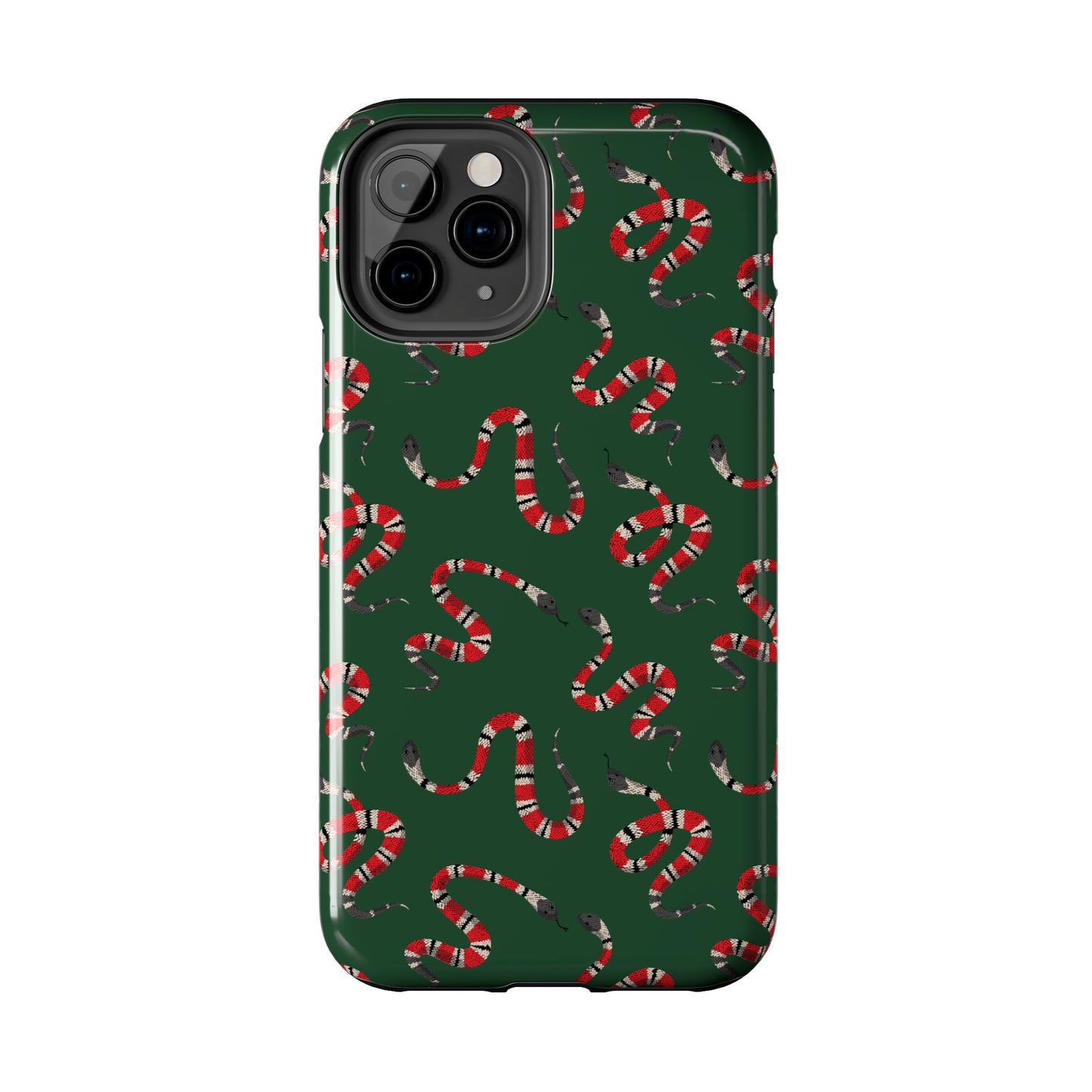 Snake Pattern Tough iPhone Case