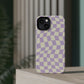 Lavender Crazy Checkers MagSafe Tough Case