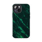 Dark green marble pattern Tough Case