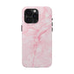 Pink Marble Tough iPhone Case