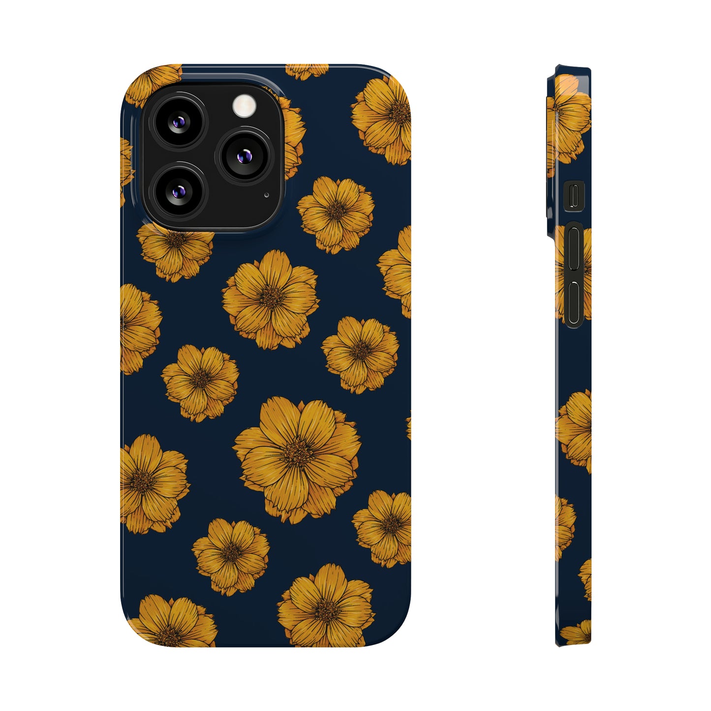 Sunflower Glimmer Snap Case