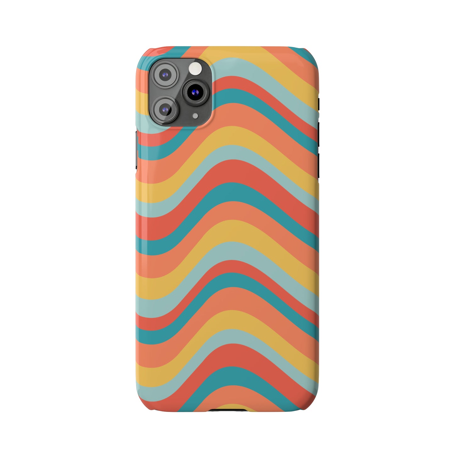 Wavy Pattern Snap Case