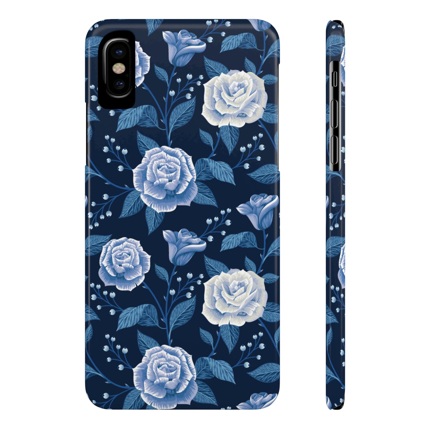 Midnight Rose Snap Case