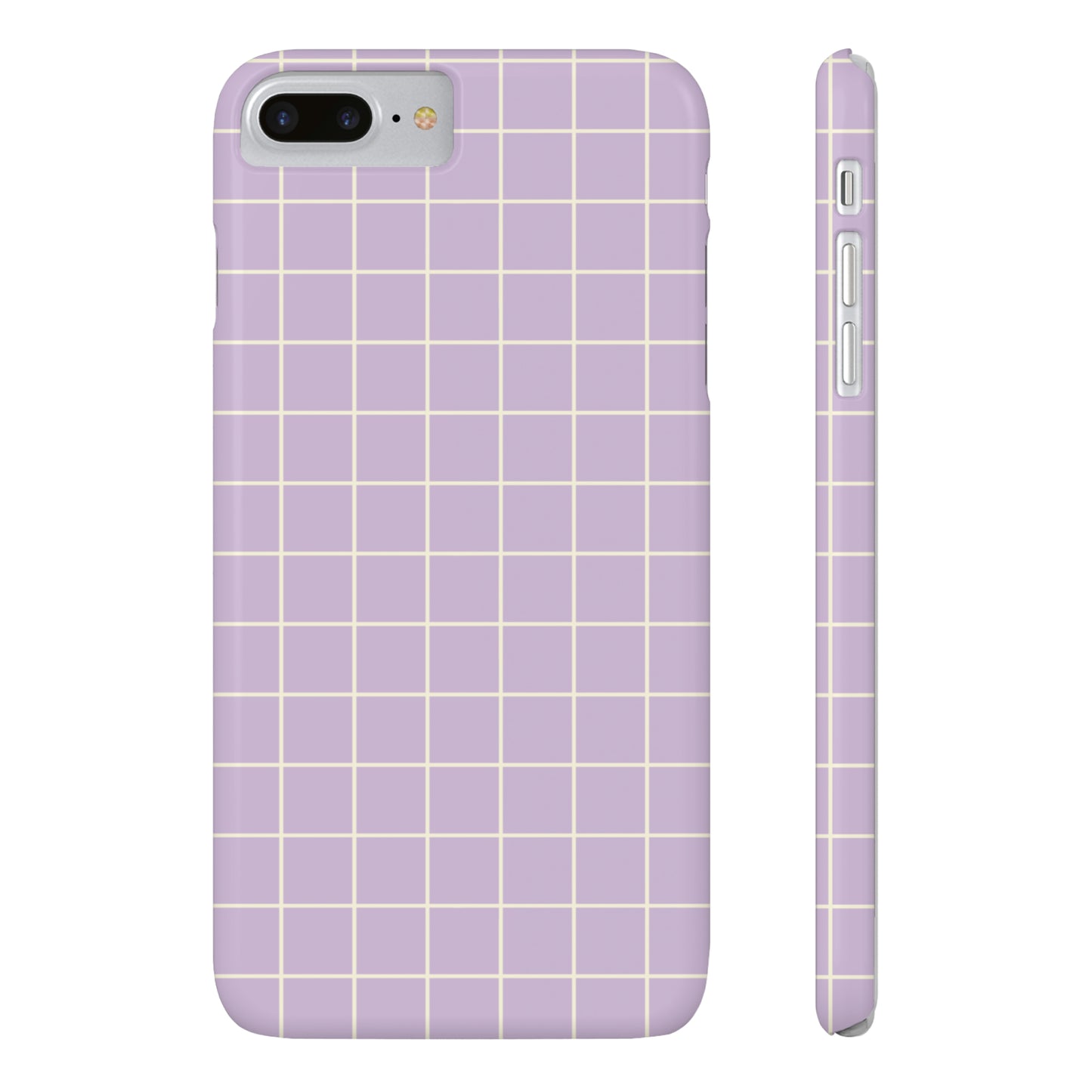 Lavender Grid Snap Case