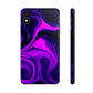 Purple liquid marble pattern Tough Case